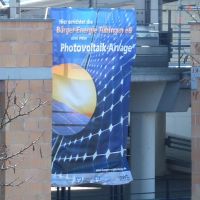 Banner der Bürger-Energie Tübingen